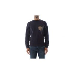 Bluzy Impure By Ransom co. 110 ROUND NECK PKT. Niebieskie bluzy męskie Impure By Ransom co., xl, bez wzorów, bez kołnierzyka, bez rękawów, bez kaptura. Za 122,65 zł.
