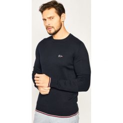 Sweter Tommy Hilfiger Tailored MERCEDES-BENZ TT0TT07084. Szare swetry męskie Tommy Hilfiger Tailored, m, bez wzorów, z jedwabiu, klasyczne, z klasycznym kołnierzykiem, bez kaptura. W wyprzedaży za 399,00 zł.