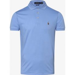 Polo Ralph Lauren - Męska koszulka polo – Slim fit, niebieski. Niebieskie koszulki męskie Polo Ralph Lauren, xl, bez wzorów, z bawełny, eleganckie, bez rękawów. Za 479,95 zł.