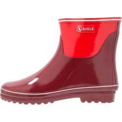 Buty zimowe damskie: Aigle VENISE BOTTILION COLOR BLOCK Kalosze bordeaux/chillinew
