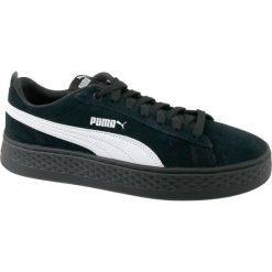Puma Smash Platform Suede 366488-02 41 Czarne. Czarne buty sportowe damskie Puma, bez wzorów, ze skóry, sportowe. W wyprzedaży za 259,99 zł.