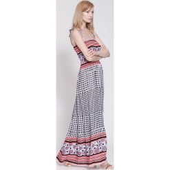 Sukienki hiszpanki: Czerwona Sukienka Retro Chic