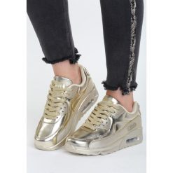 Złote Buty Sportowe Tempestuous. Żółte buty sportowe damskie Born2be, z materiału. Za 89,99 zł.