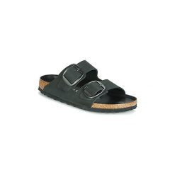 Klapki Birkenstock ARIZONA BIG BUCKLE. Czarne kapcie męskie Birkenstock, bez wzorów. Za 455,20 zł.