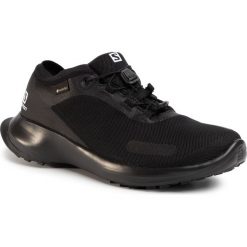 Buty SALOMON - Sanse Feel GTX GORE-TEX 409663 29 W0 Black/Black/Black. Czarne buty sportowe męskie Salomon, z tworzywa sztucznego, bez zapięcia, do biegania, gore-tex. Za 439,00 zł.