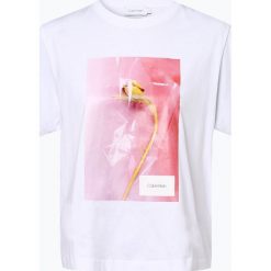 Calvin Klein Womenswear - T-shirt damski, czarny. Czarne t-shirty damskie marki Calvin Klein Womenswear, l, z nadrukiem, bez kołnierzyka. Za 269,95 zł.