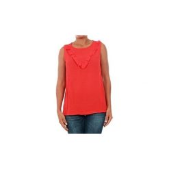 Topy damskie: Topy na ramiączkach / T-shirty bez rękawów Jacqueline De Yong TOP JDYPINAR S/L FRILL TOP WVN