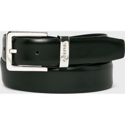 Calvin Klein - Pasek skórzany. Czarne paski męskie Calvin Klein, w paski, ze skóry. W wyprzedaży za 179,90 zł.