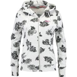Bluzy damskie: Superdry LABEL ZIPHOOD Bluza rozpinana ice marl