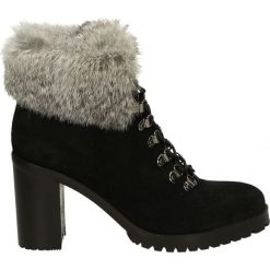 Botki - 440M-B-79R NE. Czarne botki damskie zamszowe marki Venezia. Za 299,00 zł.