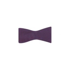Granatowo-czerwona mucha męska wiązana W92. Czerwone muszki męskie Modini Moda Męska, na co dzień, bez wzorów, z tkaniny, eleganckie. Za 67,50 zł.