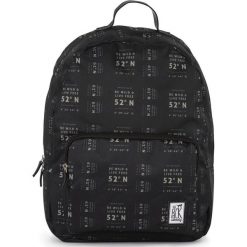 The Pack Society plecak unisex 194CPR702.70, czarny. Czarne plecaki damskie The Pack Society, z nadrukiem, z materiału. Za 169,00 zł.