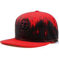 Czapki z daszkiem męskie: Czapka męska snapback czerwona (hx0201)