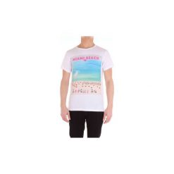 T-shirty z krótkim rękawem Macchia J BEACHTEES. Białe t-shirty męskie Macchia J, s, bez wzorów, bez kołnierzyka, krótkie. Za 164,85 zł.