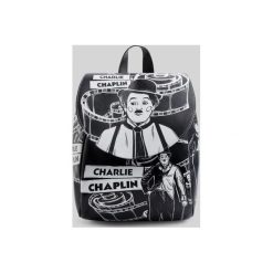 Plecak damski Mumka wegański Charlie Chaplin. Czarne plecaki damskie Mumka, bez wzorów. Za 199,00 zł.