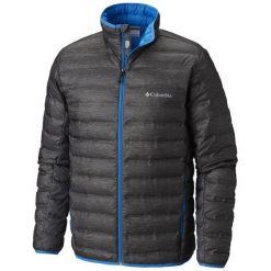 COLUMBIA Kurtka puchowa Lake 22 Down Jacket Charcoal Heather L. Szare kurtki sportowe męskie Columbia, m, bez wzorów, z puchu, bez kaptura. W wyprzedaży za 419,00 zł.