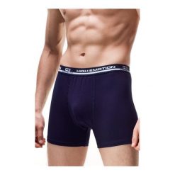 Bokserki Energy High Emotion 503 Granatowe. Niebieskie bokserki męskie Cornette, bez wzorów, z gumy. Za 49,90 zł.