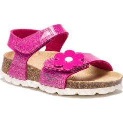 Sandały SUPERFIT - 4-00118-55 M Rosa. Różowe sandały dziewczęce Superfit, ze skóry ekologicznej, bez zapięcia. Za 159,00 zł.