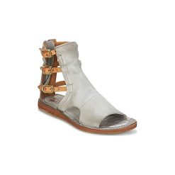Sandały Airstep / A.S.98 RAMOS. Szare sandały damskie marki Airstep / A.S.98, bez wzorów, bez obcasa, bez zapięcia. Za 749,00 zł.