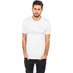 Koszulki sportowe męskie: MARTES Koszulka męska Hi-Tec ISOBAR biała r. XL