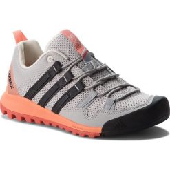 Buty adidas - Terrex Solo W CM7656 Gretwo/Carbon/Chacor. Szare buty trekkingowe damskie Adidas. W wyprzedaży za 409,00 zł.