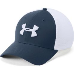 Under Armour Microthread™ Golf Czapka z daszkiem Niebieski Biały. Niebieskie czapki męskie Under Armour, z haftami, z poliesteru. Za 119,95 zł.