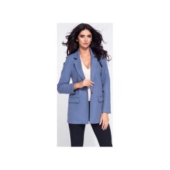 Długa marynarka damska. Niebieskie marynarki i żakiety damskie marki Bien fashion, xl. Za 189,00 zł.