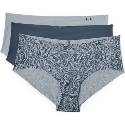 Under Armour 3-pack Spodenki Niebieski Szary. Szare figi damskie Under Armour, xl, bez wzorów, z elastanu. Za 119,95 zł.