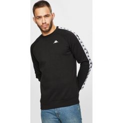 Kappa - Bluza. Białe bluzy męskie Kappa, s, bez wzorów, z bawełny, z okrągłym kołnierzem, bez rękawów, bez kaptura. Za 179,90 zł.