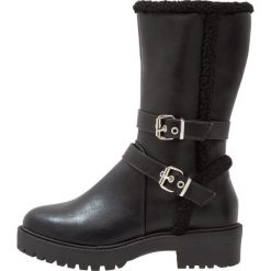Buty zimowe damskie: New Look Wide Fit WIDE FIT BANDIT Kozaki na platformie black