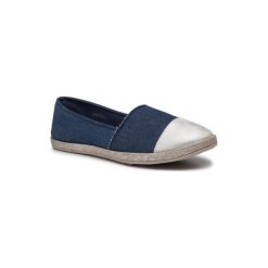 NYLON RED WS7001-02. Czerwone espadryle damskie Nylon Red, bez wzorów, ze skóry ekologicznej, bez obcasa. Za 39,99 zł.