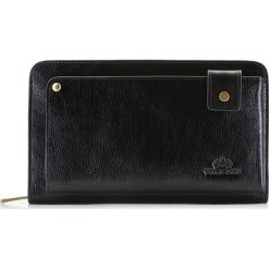 Saszetka 21-3-377-1. Czarne saszetki damskie marki Wittchen, w paski, eleganckie, bez dodatków. Za 379,00 zł.