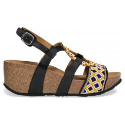 Rzymianki damskie: Desigual Sandały Damskie bio9 Anissa Beads 38 Czarny