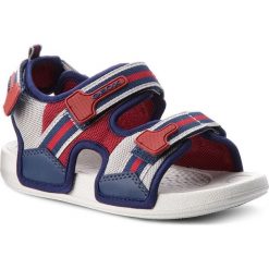 Sandały GEOX - J S.Ultrak B. A J826QA 01454 C0735 S Navy/Red. Niebieskie sandały chłopięce Geox, ze skóry ekologicznej, bez zapięcia. W wyprzedaży za 139,00 zł.