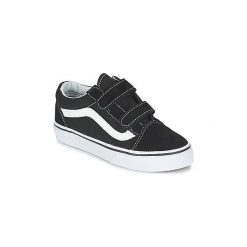 Buty Dziecko Vans OLD SKOOL V. Czarne trampki dziewczęce Vans, bez wzorów, bez zapięcia. Za 219,00 zł.