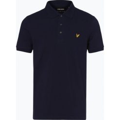 Lyle & Scott - Męska koszulka polo, niebieski. Niebieskie koszulki męskie Lyle & Scott, s, z aplikacjami, polo, bez rękawów. Za 249,95 zł.
