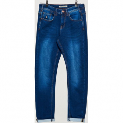 Ocieplane jeansy COMFORTY - Niebieski. Niebieskie jeansy męskie marki Cropp. Za 149,99 zł.