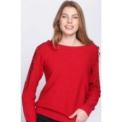 Czerwony Sweter Begin To Understand. Czerwone swetry klasyczne damskie Born2be, l, z okrągłym kołnierzem. Za 89,99 zł.