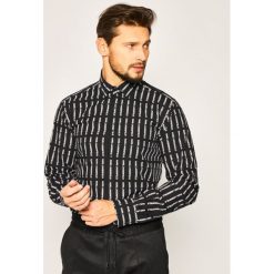 Koszula Karl Lagerfeld 605003 501689. Białe koszule męskie KARL LAGERFELD, m, bez wzorów, z bawełny, casualowe, bez kołnierzyka, bez rękawów. W wyprzedaży za 479,00 zł.
