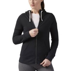 REEBOK TRAINING ESSENTIALS FRENCH TERRY HOODIE > CF8596. Bluzy damskie Reebok, l, bez wzorów, z bawełny, bez rękawów, bez kaptura. W wyprzedaży za 179,99 zł.