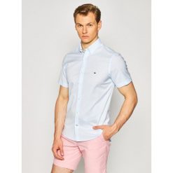 Koszula TOMMY HILFIGER Soft Poplin MW0MW12757. Niebieskie koszule męskie TOMMY HILFIGER, xxl, bez wzorów, z bawełny, casualowe, bez kołnierzyka, bez rękawów. W wyprzedaży za 219,00 zł.