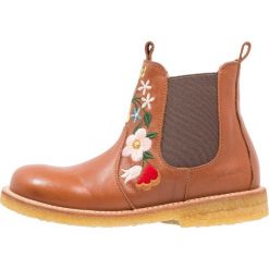 Buty zimowe damskie: ANGULUS Botki cognac/medium brown