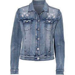 Cellbes Kurtka dżinsowa błękitny denim female niebieski 46/48. Niebieskie kurtki damskie Cellbes, z haftami, z denimu, klasyczne, długie, bez kaptura. Za 244,00 zł.