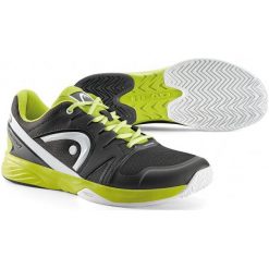 Head Nitro Team Men Raven/Lime 42,0. Zielone buty sportowe męskie marki Head, bez zapięcia, tenisowe. W wyprzedaży za 279,00 zł.