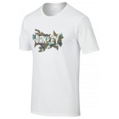 Oakley 100 Ctn Surf Logo Art White L. Białe koszulki męskie marki Oakley, m, bez wzorów, z bawełny, bez kołnierzyka, bez rękawów. W wyprzedaży za 99,00 zł.