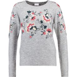 Swetry klasyczne damskie: Vila VIESTONI Sweter light grey melange