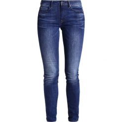 GStar 3301 HIGH SKINNY Jeansy Slim Fit yzzi stretch denim. Niebieskie rurki damskie G-Star, bez wzorów, z elastanu. W wyprzedaży za 439,20 zł.
