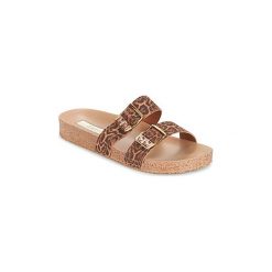 Klapki Grendha ESSENCE SLIDE FEM. Brązowe crocsy damskie marki Grendha. Za 135,20 zł.
