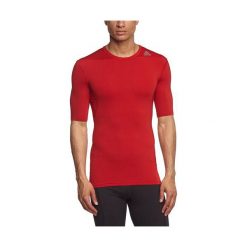 Adidas TF BASE SS, T-SHIRT (KRÓTKI RĘKAW) | UNIRED / UNIRED XL. Czerwone koszulki męskie termoaktywne Adidas, xl, bez wzorów, bez kołnierzyka, krótkie. W wyprzedaży za 192,60 zł.