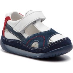 Sandały NATURINO - Falcotto By Naturino 0011500756.01.1C49 M Navy/Bianco/Bluette. Niebieskie sandały chłopięce Naturino, ze skóry, bez zapięcia. W wyprzedaży za 219,00 zł.
